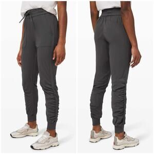 Lululemon Beyond the Studio Jogger Graphite Grey Size 8 Walking Comfort Casual